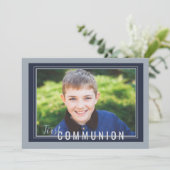 完璧なフレームの写真招待状 招待状 (スタンド正面)