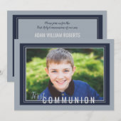 完璧なフレームの写真招待状 招待状 (正面/裏面)