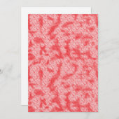 完璧なブライダルシャワー招待状 招待状 (正面/裏面)