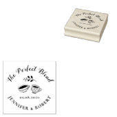 完璧なブレンドのモノグラムスタンプ ラバースタンプ (押印)