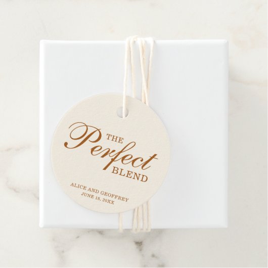 完璧なブレンドエレガントアイボリー銅結婚の フェイバータグ (インサイチュ)