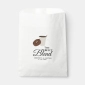完璧なブレンドコーヒーとドーナツ | 結婚s フェイバーバッグ (正面)