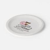 完璧なブレンドコーヒーとドーナツ | 結婚s ペーパープレート (アングル)