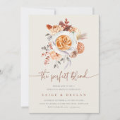 完璧なブレンドコーヒーリハーサルブランチ 招待状 (正面)