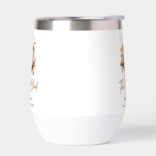 完璧なブレンドコーヒー結婚のカップルのシャワー (左面)