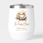 完璧なブレンドコーヒー結婚のカップルのシャワー (正面)