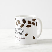 完璧なブレンドコーヒー結婚ズ コーヒーマグカップ (正面右)