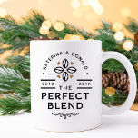 完璧なブレンドコーヒ結婚ーのギフトコーヒーマグ ツートーンマグカップ<br><div class="desc">完璧なブレンド。色とスタイルのおもしろいユニークtouchを追加結婚またはブライダルシャワーの好意。ブライダルシャワーバッグはパーティー計素晴らし画の追加である。これらのユニークバッグは簡単にギフトとして使用され、あなたの結婚式のレセプションやブライダルシャワーで美しい装飾として機能することができる。お客さまにぴったりの形見！</div>