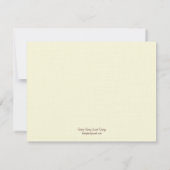 完璧なブレンドサンキューカード ノートカード (裏面)