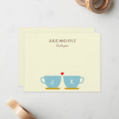 完璧なブレンドサンキューカード ノートカード (正面/裏面インサイチュ)