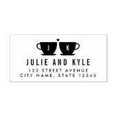 完璧なブレンドパーソナライズされたゴムスタンプ セルフインキングスタンプ (デザイン)