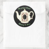 完璧なブレンド磁器のティーポ結婚ット ラウンドシール (バッグ)