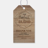 完璧なブレンド結婚の ギフトタグ (正面)