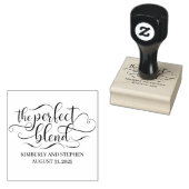 完璧なブレンド結婚の ラバースタンプ (押印)