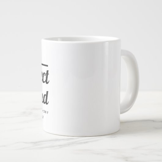 完璧なブレンド結婚式の引き出物ドリンク ジャンボコーヒーマグカップ (正面右)