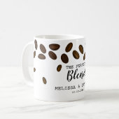 完璧なブレンド・コーヒーの好み結婚の コーヒーマグカップ (正面左)
