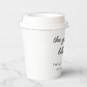 完璧なブレンド | コーヒー好結婚き 紙コップ (右)