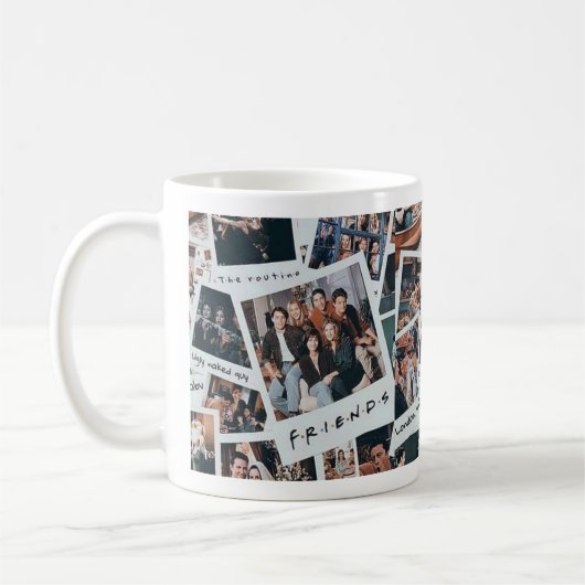 "完璧なブレンド:友人コラージュマグ" コーヒーマグカップ (左)