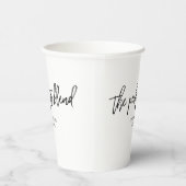 完璧なブレンド，紅茶またはコーヒー 紙コップ (右)