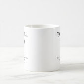 完璧なブレンド，結婚のシ感謝していックなスタイリッシュの コーヒーマグカップ (中央)