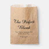 完璧なブレンド，結婚のミニマリスト フェイバーバッグ (正面)