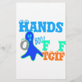 完璧なブー!TGIF神感謝していその金曜ハクナマット 便箋 (正面)