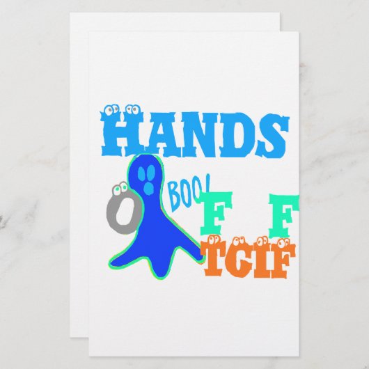 完璧なブー!TGIF神感謝していその金曜ハクナマット 便箋 (正面/裏面)