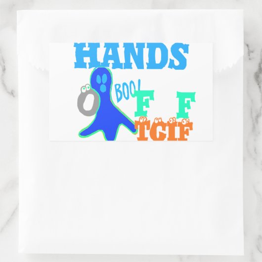 完璧なブー!TGIF神感謝していその金曜ハクナマット 長方形シール (バッグ)