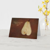 完璧なペアに結婚記念日おめでとう カード (黄色い花)