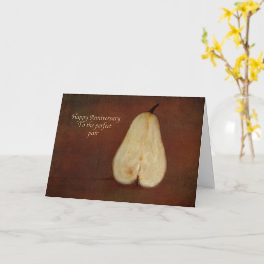完璧なペアに贈る記念日 カード (黄色い花)