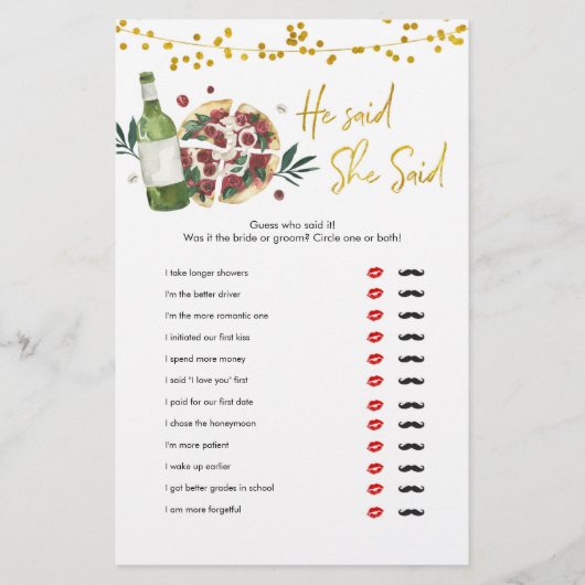 完璧なペアは彼は彼女がゲームを言った (正面)