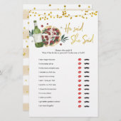 完璧なペアは彼は彼女がゲームを言った (正面/裏面)