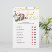 完璧なペアは彼は彼女がゲームを言った (スタンド正面)