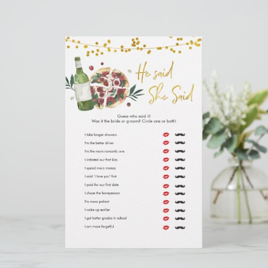 完璧なペアは彼は彼女がゲームを言った (スタンド正面)