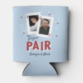 完璧なペアカジノテーマカップルフォト 缶クーラー (正面)