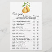 完璧なペア – ブライダルシャワーシューゲーム (正面)