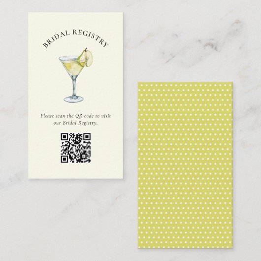 完璧なペア ブライダルシャワー 封筒カード エンクロージャーカード (正面/裏面)