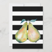 完璧なペア！ペシモダンカップルブライダルシャワー 招待状 (裏面)