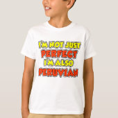 完璧なペルー人ではない Tシャツ (正面)