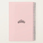完璧なページノート | バラピンクグリッツ ノートブック (裏面)