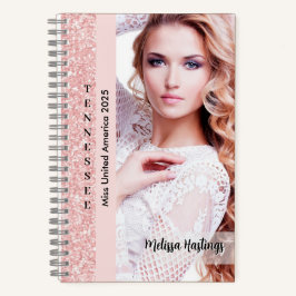 完璧なページノート | バラピンクグリッツ ノートブック