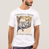 完璧なポーズ - 猫Tシャツ Tシャツ (正面)