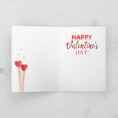 完璧なマッチおもしろいバレンタインデー シーズンカード (内部)