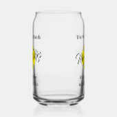 完璧なマッチテーマ結婚の缶グラス ガラス缶 (左)