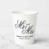 完璧なマッチ結婚式のパーティーの供給カスタム 紙コップ (裏面)
