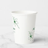 完璧なマッチ追加カップル名の日付テクスチャyea 紙コップ (右)