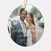 完璧なマッチ!エレガント,シュンペル,写真 セラミックオーナメント (左)