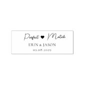 完璧なマッチ！エレガントSimpel，手書き，ハート ラバースタンプ (インプリント)