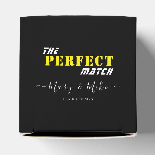 完璧なマッチ - ハート 2x2x2 フェイバーボックス (上部)