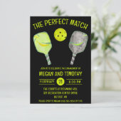 完璧なマッチ!ピックボール婚約パーティ 招待状 (スタンド正面)